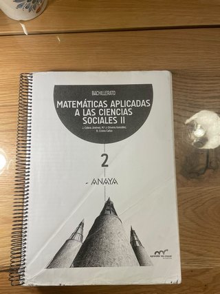 Matemáticas aplicadas a las ciencias sociales