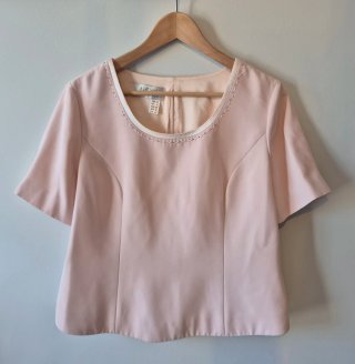 Traje 3 piezas (chaqueta, top y falda).Talla 46/48