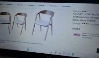 2 Sillas de Comedor