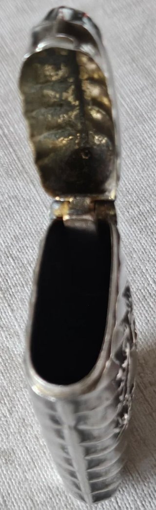 Cerillero Antiguo Plata Francesa Art Nouveau