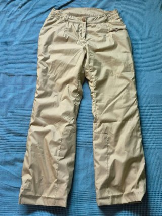Pantalón de esquí color beige