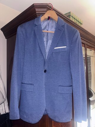 Americana Zara azul Talla M