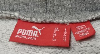 Felpa PUMA grigia con cappuccio taglia 44