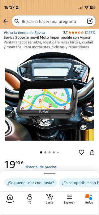 Funda Móvil Moto Impermeable Sovica