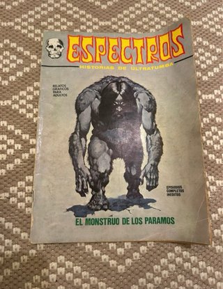 Cómic Espectros: Historias de Ultratumba