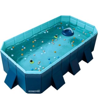 Piscina Plegable 253x133x50 cm