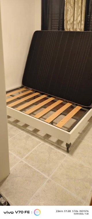 Cama 135cm x1,90xn y colchón 135x190 como nuevo