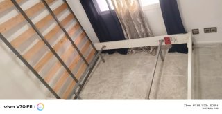 Cama 135cm x1,90xn y colchón 135x190 como nuevo