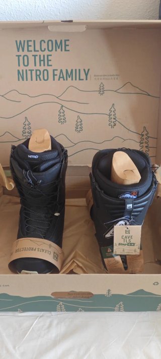 Botas Snowboard Nitro Cave TLS Step On Nuevas 60%!