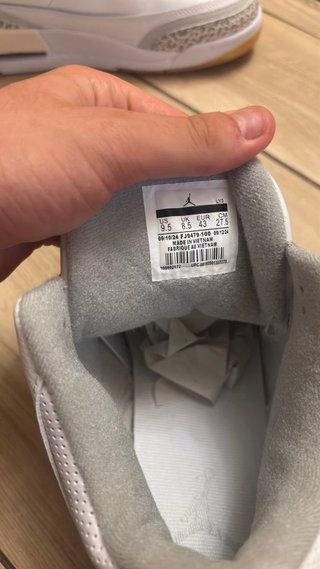 Jordan 3 Beige/Bianco