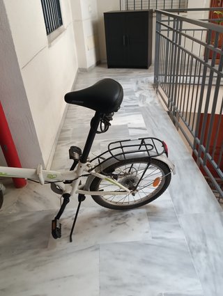 Bicicleta plegable blanca 20