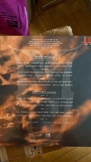 3 Vinilos MJ - History - No booklet