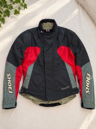 Chaqueta de Moto Shoei Negra y Roja