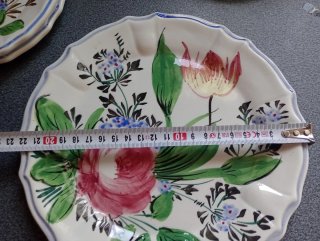 Set 7 piatti ceramica vintage Nove ceramica