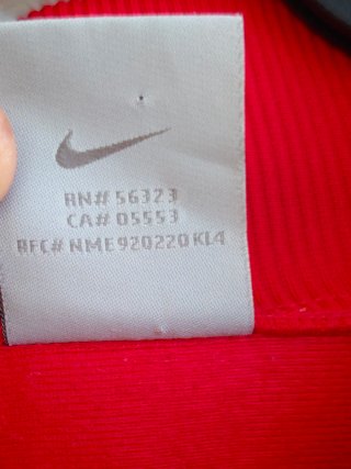 Chaqueta FC Barcelona Nike Roja 2006/2007