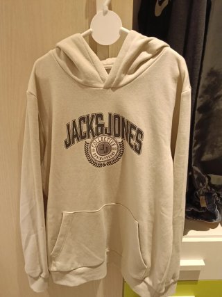 Sudadera Jack & Jones Beige Talla 13-14