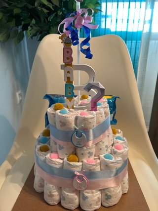 Tarta Babyshower/Revelación Oso