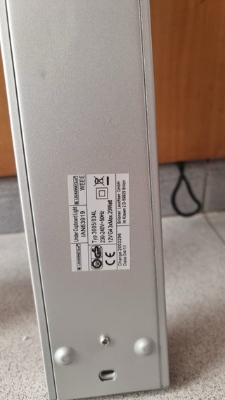 2 Regletas Luz Bajo Mueble Livarno Sensor