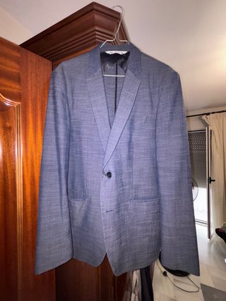 Americana Zara Azul Marino Talla L