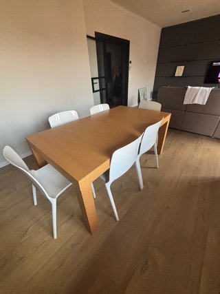 Mesa comedor extensible + 6 sillas