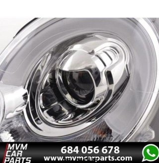 Faros Luz Diurna Mini One/Cooper 06-10 Cromo