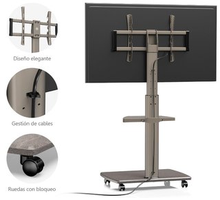 Soporte de pie para TV 32-70 pulgadas con Ruedas