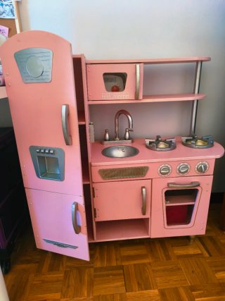 Cocinita de Juguete Rosa