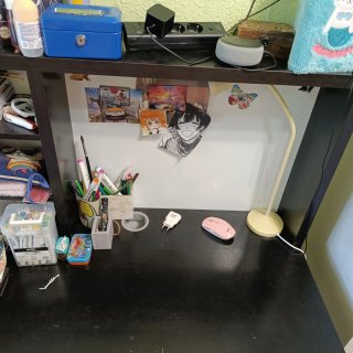 Escritorio MICKE IKEA Negro/Blanco
