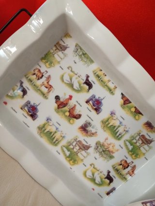 Bandeja y comboy vintage ingles