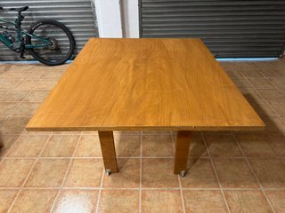 Mesa plegable madera 150x120cm