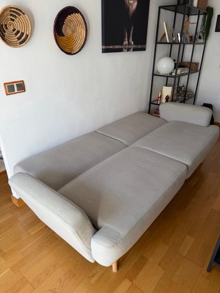Sofá Cama 3/4 Plazas gris