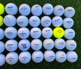 50 Bolas de Golf Mixtas: Callaway, Srixon, Titleis