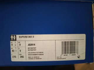 Adidas Superstar II Motorsport Talla 43 1/3