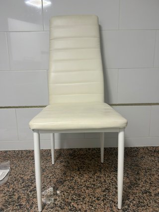 Kit 6 sillas blancas para salón comedor