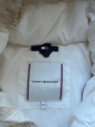 Abrigo de plumas blanco Tommy Hilfiger