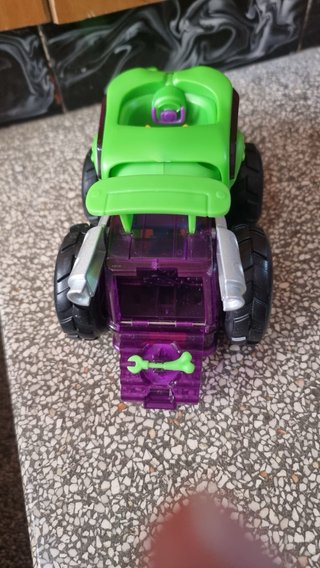 Camion Monster Truck T-Rex T-Racers con Coche