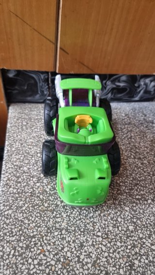 Camion Monster Truck T-Rex T-Racers con Coche