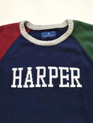 Jersey Harper & Neyer azul, verde, rojo