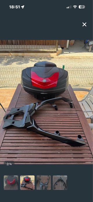 Baúl y soporte Yamaha TMAX 530 2018