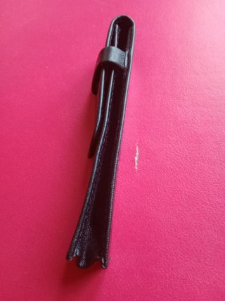 Genial!!! Estuche cuero marca Parker estilografica