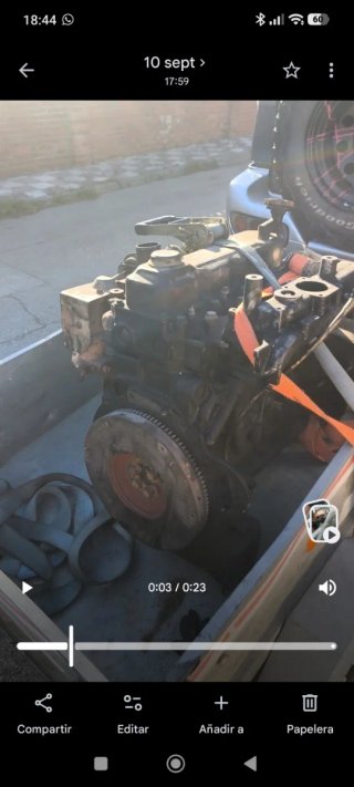 Motor Nissan Terrano 2.7