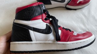 Air Jordan 1 Retro High Satin Snake Chicago Donna