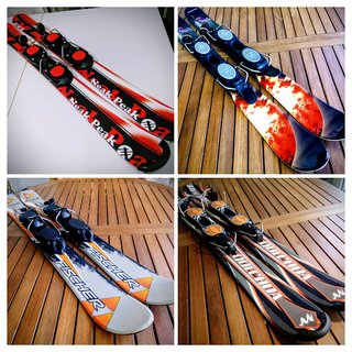 Snowblades, sci corti. Big Foot. Freestyle.