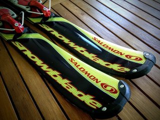 Snowblades, sci corti. Big Foot. Freestyle.