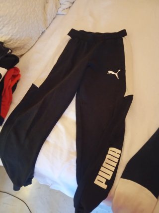 Chándal Puma Talla S Blanco y Negro