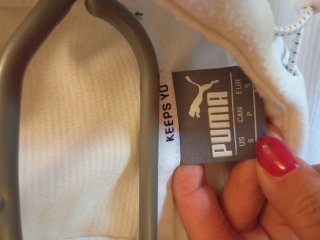 Chándal Puma Talla S Blanco y Negro