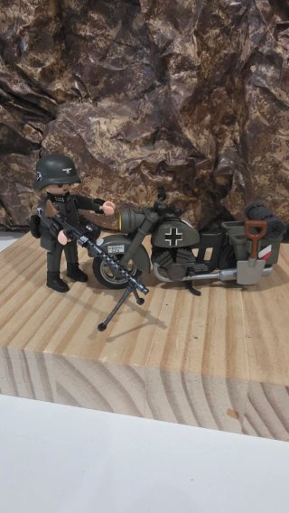 Playmobil Moto Militar WWII