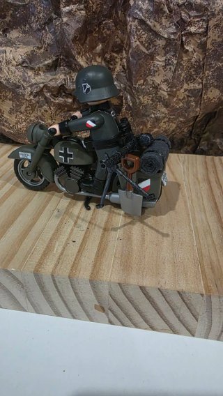 Playmobil Moto Militar WWII