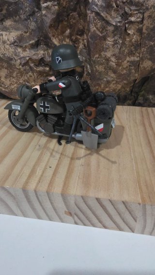 Playmobil Moto Militar WWII