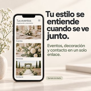 Diseño web para organizadores de eventos
